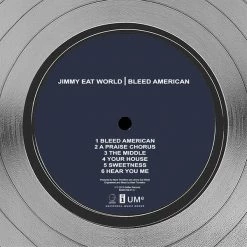 RARE-T Limited Edition Frames Jimmy Eat World Bleed American Platinum LP Limited Signature Edition Studio Licensed Custom Frame