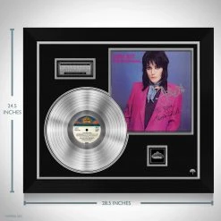 RARE-T Joan Jett & The Blackhearts - I Love Rock'N Roll Platinum LP Limited Signature Edition Studio Licensed Custom Frame