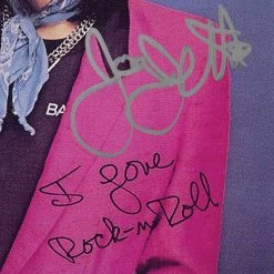 RARE-T Joan Jett & The Blackhearts - I Love Rock'N Roll Platinum LP Limited Signature Edition Studio Licensed Custom Frame