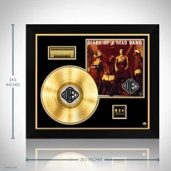 RARE-T Jodeci - Diary Of A Mad Band Gold LP Limited Signature Edition Studio Licensed Custom Frame Limited Edition Frames