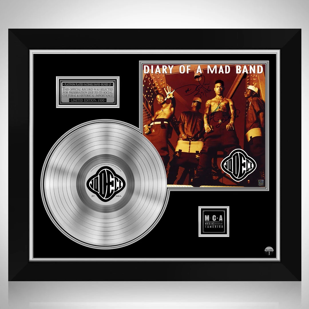 RARE-T Jodeci Diary Of A Mad Band Platinum LP Limited Signature Edition Studio Licensed Custom Frame 1 RARE-T Jodeci Diary Of A Mad Band Platinum LP Limited Signature Edition Studio Licensed Custom Frame