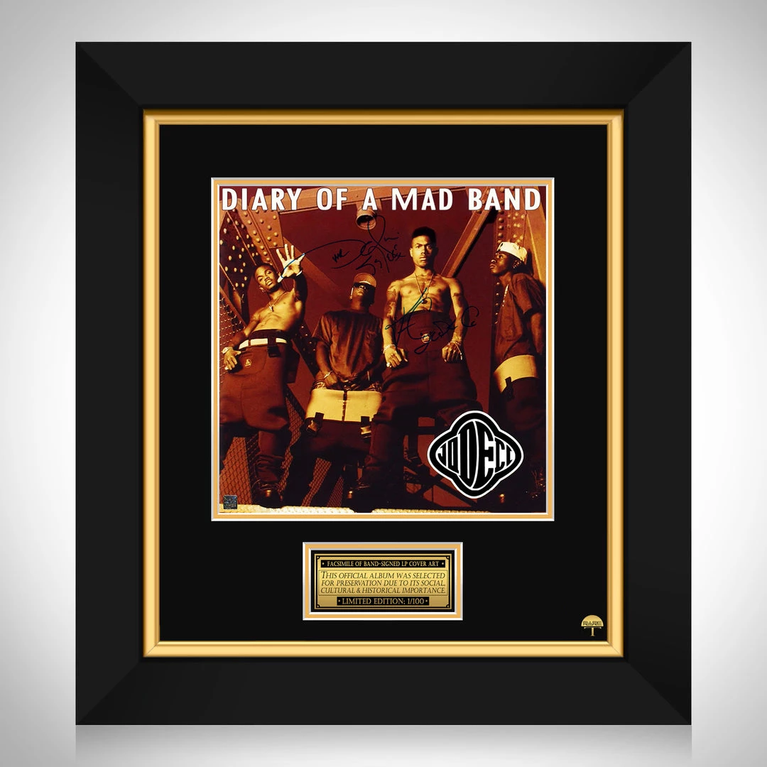 RARE-T Limited Edition Frames Jodeci - Diary Of A Mad Band LP Cover Limited Signature Edition Studio Licensed Custom Frame 1 RARE-T Limited Edition Frames Jodeci - Diary Of A Mad Band LP Cover Limited Signature Edition Studio Licensed Custom Frame