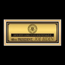 RARE-T Joe Biden Photo Limited Signature Edition Studio Licensed Custom Frame Limited Edition Frames