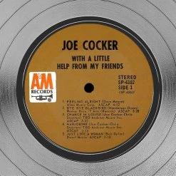 RARE-T Limited Edition Frames Joe Cocker - With A Little Help From Friends Platinum LP Limited Signature Edition Studio Licensed Custom Frame