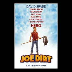 RARE-T Limited Edition Frames Joe Dirt Transcript Limited Signature Edition Studio Licensed Custom Frame