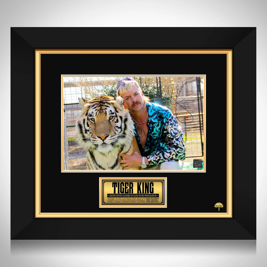 RARE-T Tiger King Joe Exotic Photo Limited Signature Edition Studio Licensed Custom Frame Limited Edition Frames 1 RARE-T Tiger King Joe Exotic Photo Limited Signature Edition Studio Licensed Custom Frame Limited Edition Frames