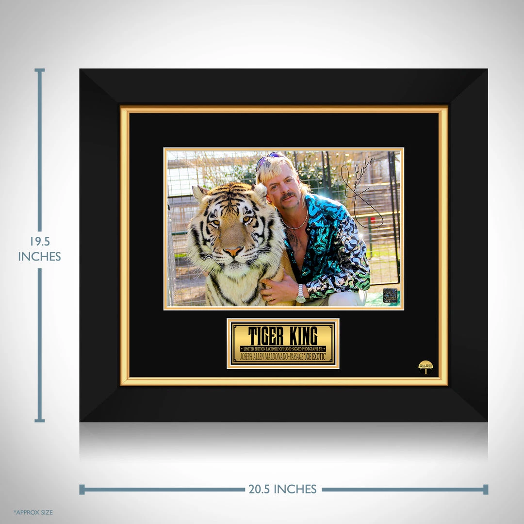 RARE-T Tiger King Joe Exotic Photo Limited Signature Edition Studio Licensed Custom Frame Limited Edition Frames 3 RARE-T Tiger King Joe Exotic Photo Limited Signature Edition Studio Licensed Custom Frame Limited Edition Frames