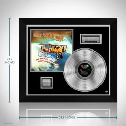 RARE-T Joe Walsh - The Smoker You Drink, The Player You Get Platinum LP Limited Signature Edition Studio Licensed Custom Frame