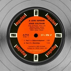 RARE-T Limited Edition Frames John Coltrane - A Love Supreme Platinum LP Limited Signature Edition Studio Licensed Custom Frame 14 RARE-T Limited Edition Frames John Coltrane - A Love Supreme Platinum LP Limited Signature Edition Studio Licensed Custom Frame