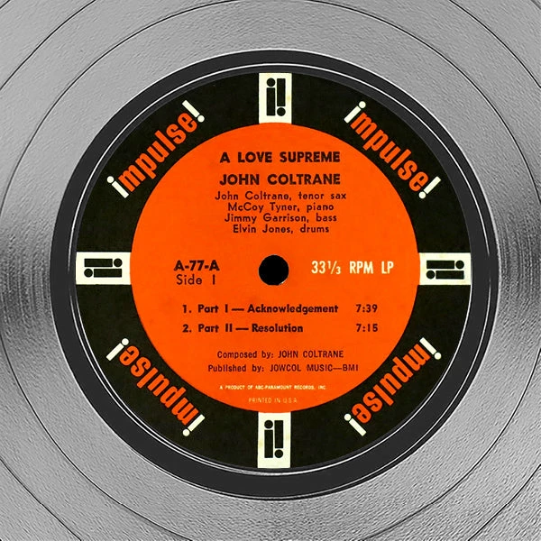 RARE-T Limited Edition Frames John Coltrane - A Love Supreme Platinum LP Limited Signature Edition Studio Licensed Custom Frame 5 RARE-T Limited Edition Frames John Coltrane - A Love Supreme Platinum LP Limited Signature Edition Studio Licensed Custom Frame