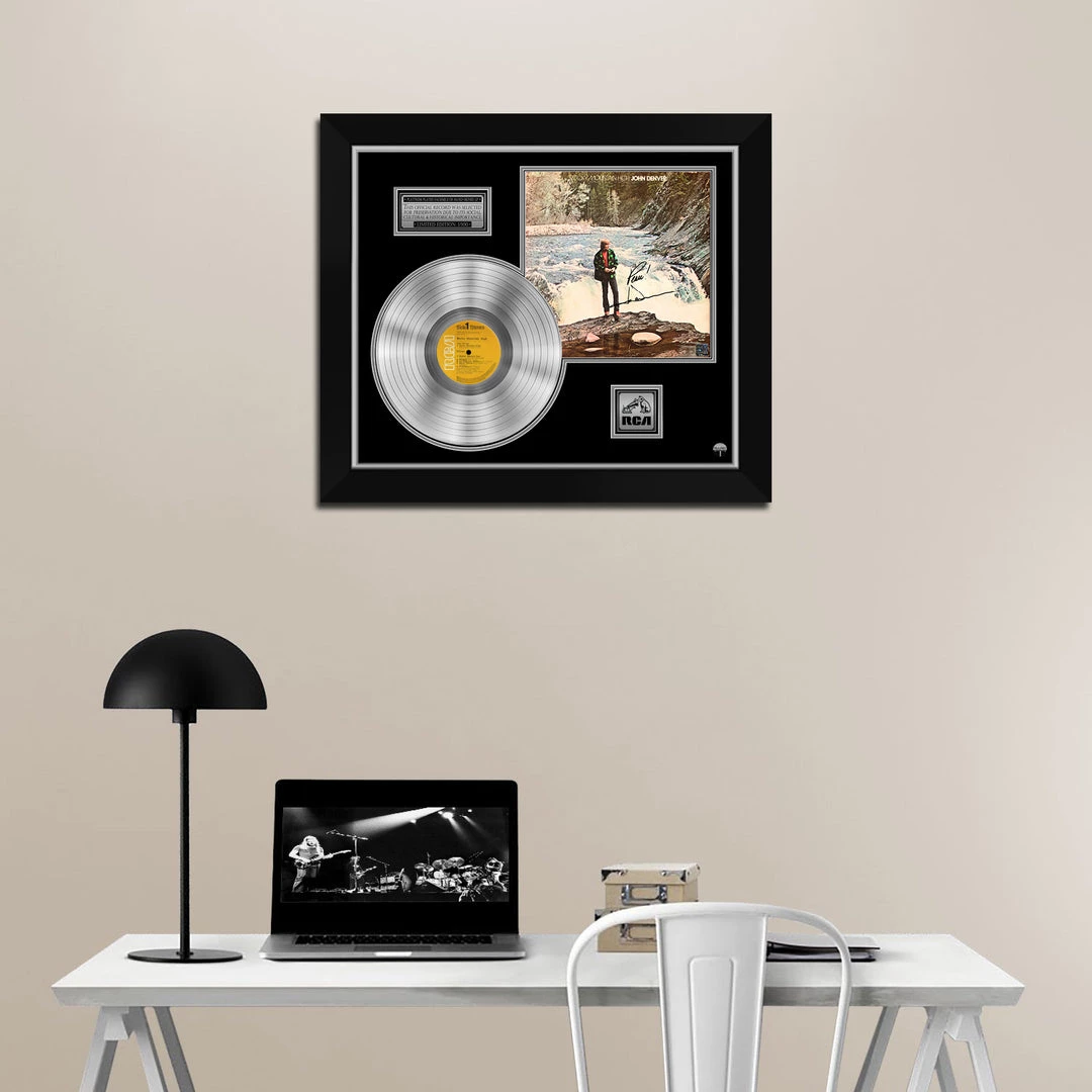 RARE-T John Denver - Rocky Mountain High Platinum LP Limited Signature Edition Studio Licensed Custom Frame 2 RARE-T John Denver - Rocky Mountain High Platinum LP Limited Signature Edition Studio Licensed Custom Frame