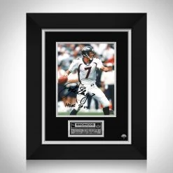 RARE-T John Elway Denver Broncos Photo Limited Signature Edition Studio Licensed Custom Frame Sports Memorabilia