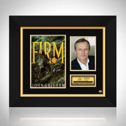 RARE-T The Firm - John Grisham Book Cover Photo Limited Signature Edition Studio Licensed Custom Frame