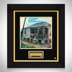 RARE-T John Lee Hooker - House Of Blues LP Cover Limited Signature Edition Studio Licensed Custom Frame