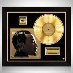 RARE-T John Legend - Get Lifted Gold LP Limited Signature Edition Studio Licensed Custom Frame
