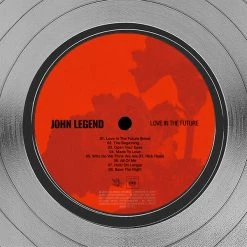 RARE-T Limited Edition Frames John Legend - Love In The Future Platinum LP Limited Signature Edition Studio Licensed Custom Frame