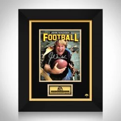 RARE-T John Madden Football Photo Limited Signature Edition Studio Licensed Custom Frame Sports Memorabilia