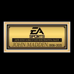 RARE-T John Madden Football Photo Limited Signature Edition Studio Licensed Custom Frame Sports Memorabilia