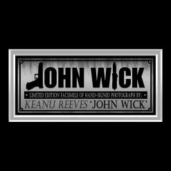 RARE-T John Wick Photo Limited Signature Edition Studio Licensed Custom Frame Limited Edition Frames