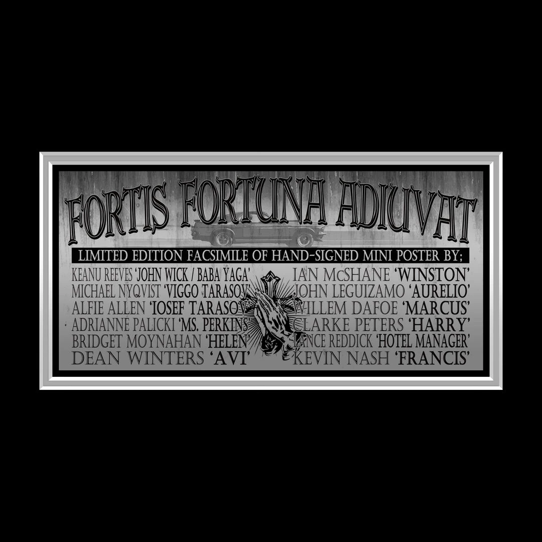 RARE-T John Wick Mini Poster Limited Signature Edition Studio Licensed Custom Frame Limited Edition Frames 6 RARE-T John Wick Mini Poster Limited Signature Edition Studio Licensed Custom Frame Limited Edition Frames