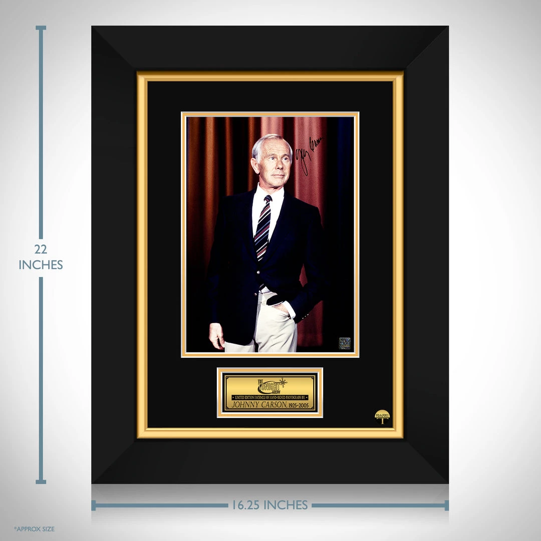 RARE-T Limited Edition Frames The Tonight Show With Johnny Carson Photo Limited Signature Edition Studio Licensed Custom Frame 3 RARE-T Limited Edition Frames The Tonight Show With Johnny Carson Photo Limited Signature Edition Studio Licensed Custom Frame