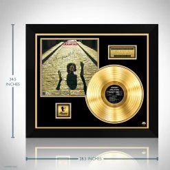 RARE-T Johnny Hallyday - Flagrant Délit Gold LP Limited Signature Edition Studio Licensed Custom Frame