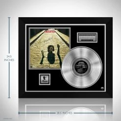 RARE-T Johnny Hallyday - Flagrant Délit Platinum LP Limited Signature Edition Studio Licensed Custom Frame
