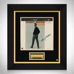 RARE-T Limited Edition Frames Johnny Mathis - Warm LP Cover Limited Signature Edition Studio Licensed Custom Frame