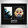 Rare-T Batman Dark Knight Limited Signature Edition Joker Photo & Clown Mask Shadow Box Custom Frame
