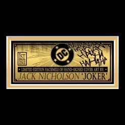 RARE-T Limited Edition Frames The Joker #1 Limited Signature Edition Comic Book Cover Art Custom Frame