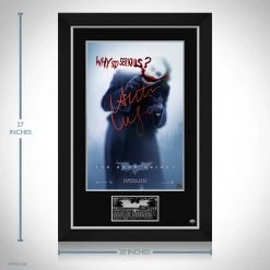 RARE-T Limited Edition Frames The Joker Heath Ledger Mini Poster Limited Signature Edition Studio Licensed Custom Frame