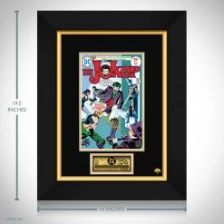 RARE-T Limited Edition Frames The Joker #1 Limited Signature Edition Comic Book Cover Art Custom Frame