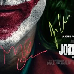 RARE-T Limited Edition Frames Joker- Joaquin Phoenix Limited Signature Edition Joker Photo & Clown Mask Custom Frame