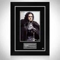RARE-T Limited Edition Frames Game Of Thrones - Jon Snow Limited Signature Edition Studio Licensed Photo Custom Frame