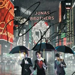 RARE-T Limited Edition Frames Jonas Brothers - A Little Bit Longer Gold LP Limited Signature Edition Studio Licensed Custom Frame