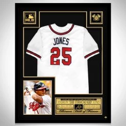 APW Andruw Jones- Hand-Signed Atlanta Braves Jersey By Andruw Jones