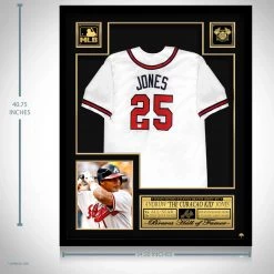 APW Andruw Jones- Hand-Signed Atlanta Braves Jersey By Andruw Jones