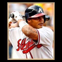 APW Andruw Jones- Hand-Signed Atlanta Braves Jersey By Andruw Jones