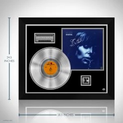 RARE-T Joni Mitchell - Blue Platinum LP Limited Signature Edition Studio Licensed Custom Frame