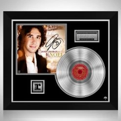 RARE-T Josh Groban - Noel Platinum LP Limited Signature Edition Studio Licensed Custom Frame Limited Edition Frames