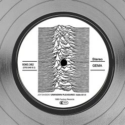 Rare-T Joy Division - Unknown Pleasures Platinum LP Limited Signature Edition Studio Licensed Custom Frame Limited Edition Frames