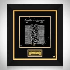 RARE-T Joy Division - Unknown Pleasures LP Cover Limited Signature Edition Studio Licensed Custom Frame