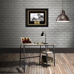 RARE-T Juan Manuel Fangio Photo Limited Signature Edition Studio Licensed Custom Frame NEW