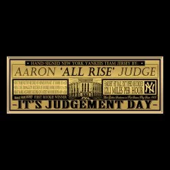 APW Signed Memorabilia Aaron Judge- Hand-Signed New York Yankees Dark Blue Jersey By Aaron Judge