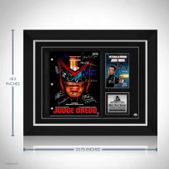 RARE-T Judge Dredd Script Limited Signature Edition Studio Licensed Custom Frame 13 RARE-T Judge Dredd Script Limited Signature Edition Studio Licensed Custom Frame