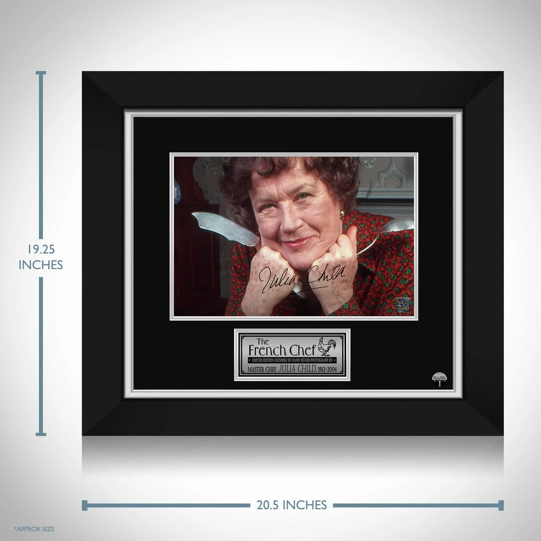 RARE-T Julia Child Limited Signature Edition Studio Licensed Photo Custom Frame 3 RARE-T Julia Child Limited Signature Edition Studio Licensed Photo Custom Frame