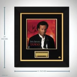 RARE-T Limited Edition Frames Julio Iglesias - Tango LP Cover Limited Signature Edition Studio Licensed Custom Frame