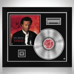 RARE-T Limited Edition Frames Julio Iglesias - Tango Platinum LP Limited Signature Edition Studio Licensed Custom Frame