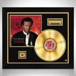RARE-T Julio Iglesias - Tango Gold LP Limited Signature Edition Studio Licensed Custom Frame Limited Edition Frames