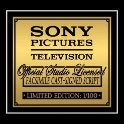 RARE-T Jumanji (1995) Script Limited Signature Edition Studio Licensed Custom Frame Limited Edition Frames